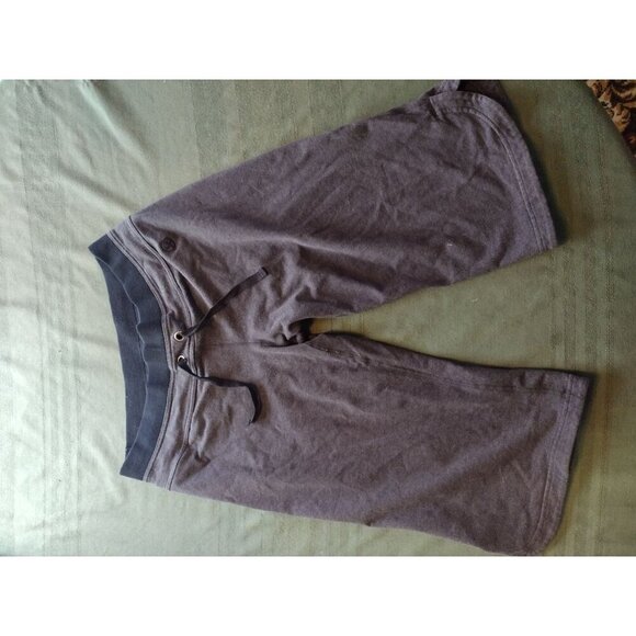 Lululemon  Gray Yoga capri leggings / sweat shorts. Size M - Picture 1 of 7